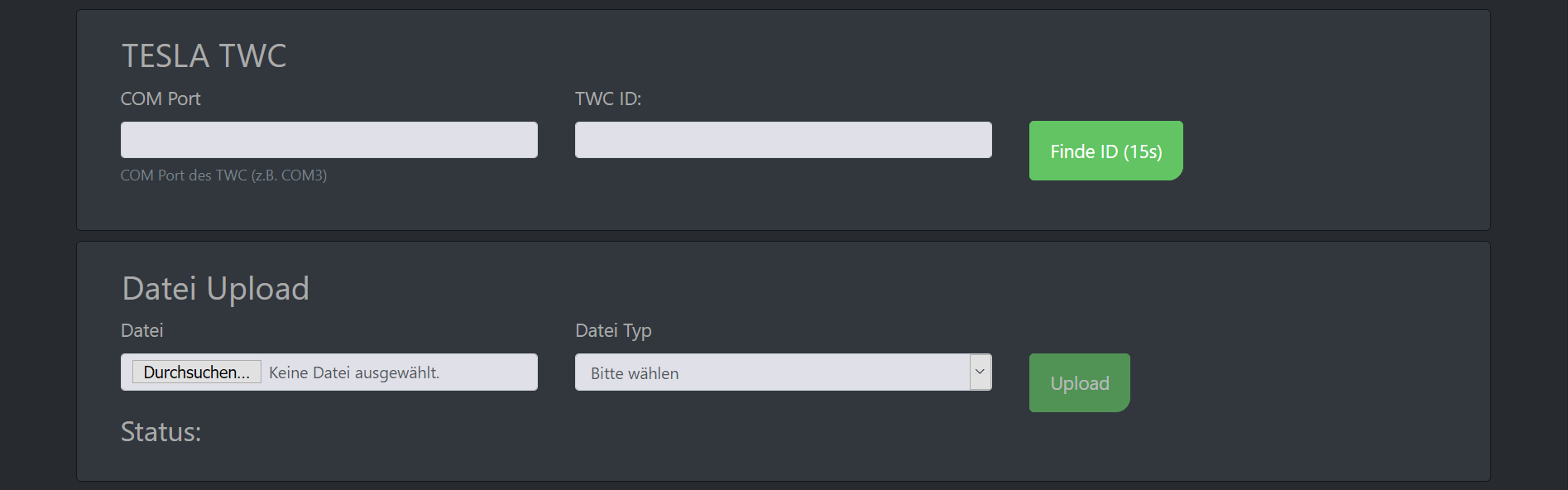 Screenshot #4 cFos Charging Manager Dokumentation - System-Konfiguration